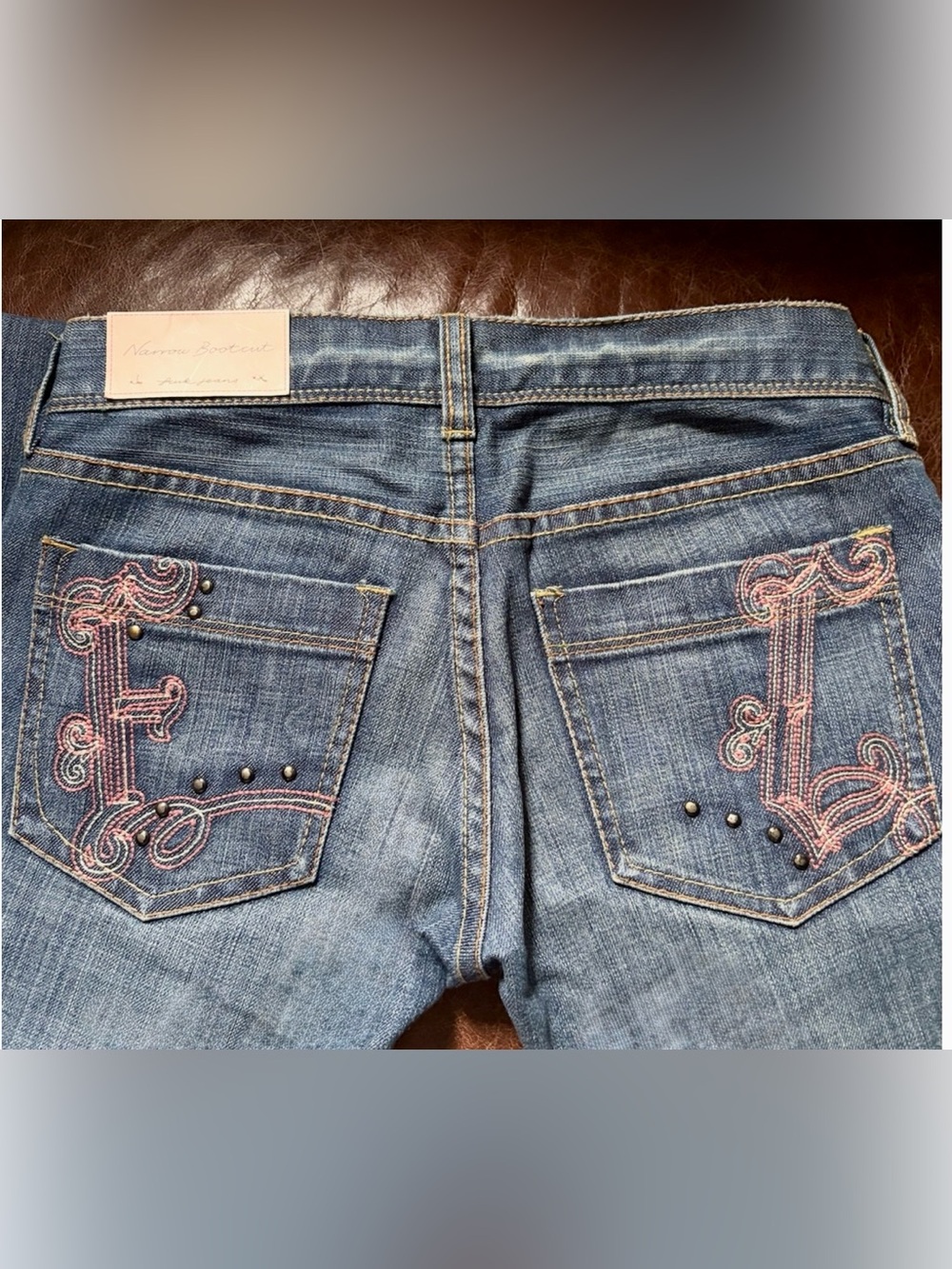FCUK / French Connection Narrow Bootcut — genuine early-2000s/Y2K era styling